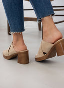 Mules ανοιχτά suede ERYNN