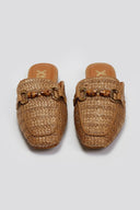 Mules από ψάθα Xti 143803 - Τάουπε - thefashionproject.gr - Xti Footwear