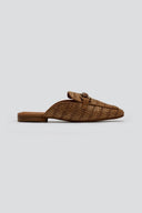 Mules από ψάθα Xti 143803 - Τάουπε - thefashionproject.gr - Xti Footwear