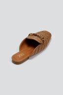 Mules από ψάθα Xti 143803 - Τάουπε - thefashionproject.gr - Xti Footwear
