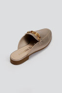Mules δερμάτινα κλειστά Ragazza - Άμμου - thefashionproject.gr - RAGAZZA