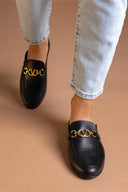 Mules δερμάτινα κλειστά Ragazza - Μαύρο - thefashionproject.gr - RAGAZZA