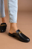Mules δερμάτινα κλειστά Ragazza - Μαύρο - thefashionproject.gr - RAGAZZA
