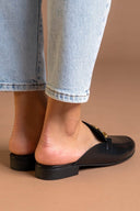 Mules δερμάτινα κλειστά Ragazza - Μαύρο - thefashionproject.gr - RAGAZZA