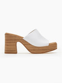 Mules δερμάτινα με φαρδιά φάσα Ragazza 0788 - Λευκό - thefashionproject.gr - RAGAZZA