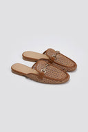 Mules φλατ με διαφάνεια ERYNN - Κάμελ - thefashionproject.gr - ERYNN - 23612008002