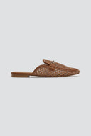 Mules φλατ με διαφάνεια ERYNN - Κάμελ - thefashionproject.gr - ERYNN - 23612008002