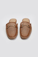 Mules φλατ με διαφάνεια ERYNN - Κάμελ - thefashionproject.gr - ERYNN - 23612008002