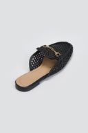 Mules φλατ με διαφάνεια ERYNN - Μαύρο - thefashionproject.gr - ERYNN - 23612002002