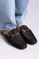 Mules φλατ με διαφάνεια ERYNN - Μαύρο - thefashionproject.gr - ERYNN - 23612002002