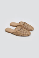 Mules φλατ με διαφάνεια ERYNN - Τάουπε - thefashionproject.gr - ERYNN - 23612035002