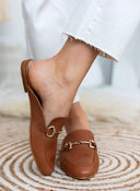 Mules φλατ με μεταλλικό διακοσμητικό TFP - Ταμπά - thefashionproject.gr - TFP