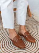 Mules φλατ με μεταλλικό διακοσμητικό TFP - Ταμπά - thefashionproject.gr - TFP