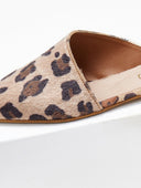 Mules φλατ μυτερά με print Estil - Leopard - thefashionproject.gr - Estil
