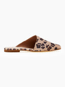 Mules φλατ μυτερά με print Estil - Leopard - thefashionproject.gr - Estil