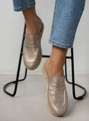 Mules καστόρινα με σχοίνινη σόλα Ragazza 0237 - Άμμου - thefashionproject.gr - RAGAZZA