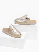 Mules καστόρινα με σχοίνινη σόλα Ragazza 0237 - Άμμου - thefashionproject.gr - RAGAZZA