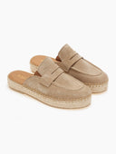 Mules καστόρινα με σχοίνινη σόλα Ragazza 0237 - Μπεζ - thefashionproject.gr - RAGAZZA