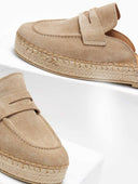 Mules καστόρινα με σχοίνινη σόλα Ragazza 0237 - Μπεζ - thefashionproject.gr - RAGAZZA