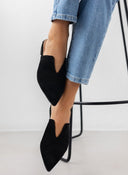 Mules κλειστά από καστόρι δέρμα Estil - Μαύρο - thefashionproject.gr - Estil