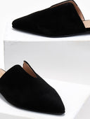 Mules κλειστά από καστόρι δέρμα Estil - Μαύρο - thefashionproject.gr - Estil