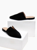 Mules κλειστά από καστόρι δέρμα Estil - Μαύρο - thefashionproject.gr - Estil
