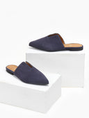 Mules κλειστά από καστόρι δέρμα Estil - Μπλε - thefashionproject.gr - Estil