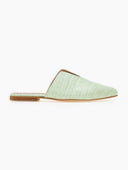 Mules κλειστά κροκό με άνοιγμα estil - Μέντα - thefashionproject.gr - Estil