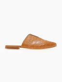 Mules κλειστά κροκό με άνοιγμα estil - Ταμπά - thefashionproject.gr - Estil