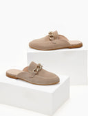 Mules κλειστά με αλυσίδα estil - Πούρο - thefashionproject.gr - Estil