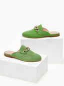 Mules κλειστά με αλυσίδα estil - Πράσινο - thefashionproject.gr - Estil