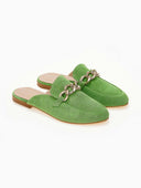 Mules κλειστά με αλυσίδα estil - Πράσινο - thefashionproject.gr - Estil