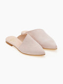 Mules κλειστά με ασύμμετρη φάσα estil - Nude - thefashionproject.gr - Estil