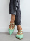 Mules κλειστά με τρουκς estil - Βεραμάν - thefashionproject.gr - Estil