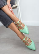 Mules κλειστά με τρουκς estil - Βεραμάν - thefashionproject.gr - Estil