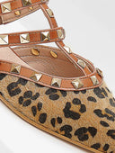 Mules κλειστά με τρουκς estil - Leopard - thefashionproject.gr - Estil