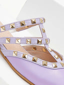 Mules κλειστά με τρουκς estil - Λιλά - thefashionproject.gr - Estil