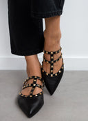Mules κλειστά με τρουκς estil - Μαύρο - thefashionproject.gr - Estil