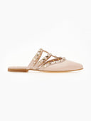 Mules κλειστά με τρουκς estil - Nude - thefashionproject.gr - Estil