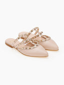Mules κλειστά με τρουκς estil - Nude - thefashionproject.gr - Estil
