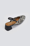 Γόβες slingback με πλεκτό σχέδιο CORINA