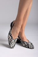 Γόβες slingback με πλεκτό σχέδιο CORINA
