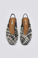 Γόβες slingback με πλεκτό σχέδιο CORINA