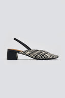 Γόβες slingback με πλεκτό σχέδιο CORINA