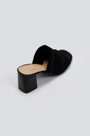 Mules με πλεκτό σχέδιο ERYNN - Μαύρο - thefashionproject.gr - ERYNN
