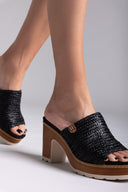 Mules με ψάθινη φάσα Refresh 172703