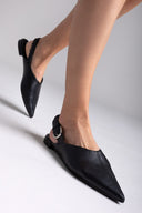 Μπαλαρίνες μυτερές με frilled λάστιχο CORINA