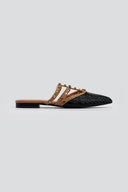 Mules μυτερά με τρουκς ERYNN - Μαύρο - thefashionproject.gr - ERYNN