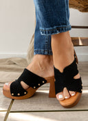 Clogs suede με τρουκς ERYNN