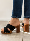 Clogs suede με τρουκς ERYNN